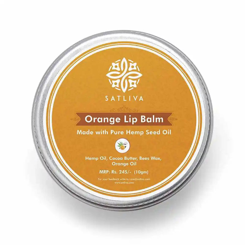 Orange Lip Balm on satliva.com