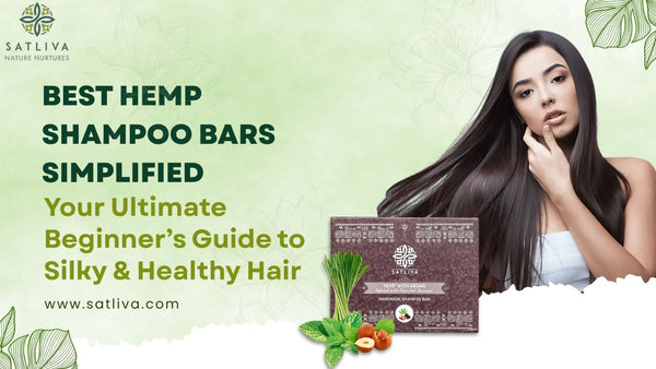 Hemp Shampoo Bars, Silky hair, Healthy Hair
