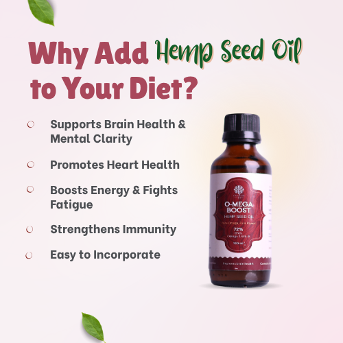 O-Mega Boost Hemp Seed Oil(100ml) – Natural Skin Care & Wellness
