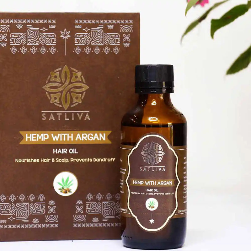 Hemp with Argan Hair Oil on satliva.com