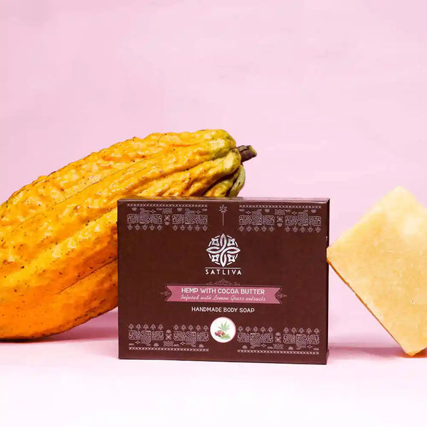 Hemp with Cocoa Butter Body Soap Bar on satliva.com