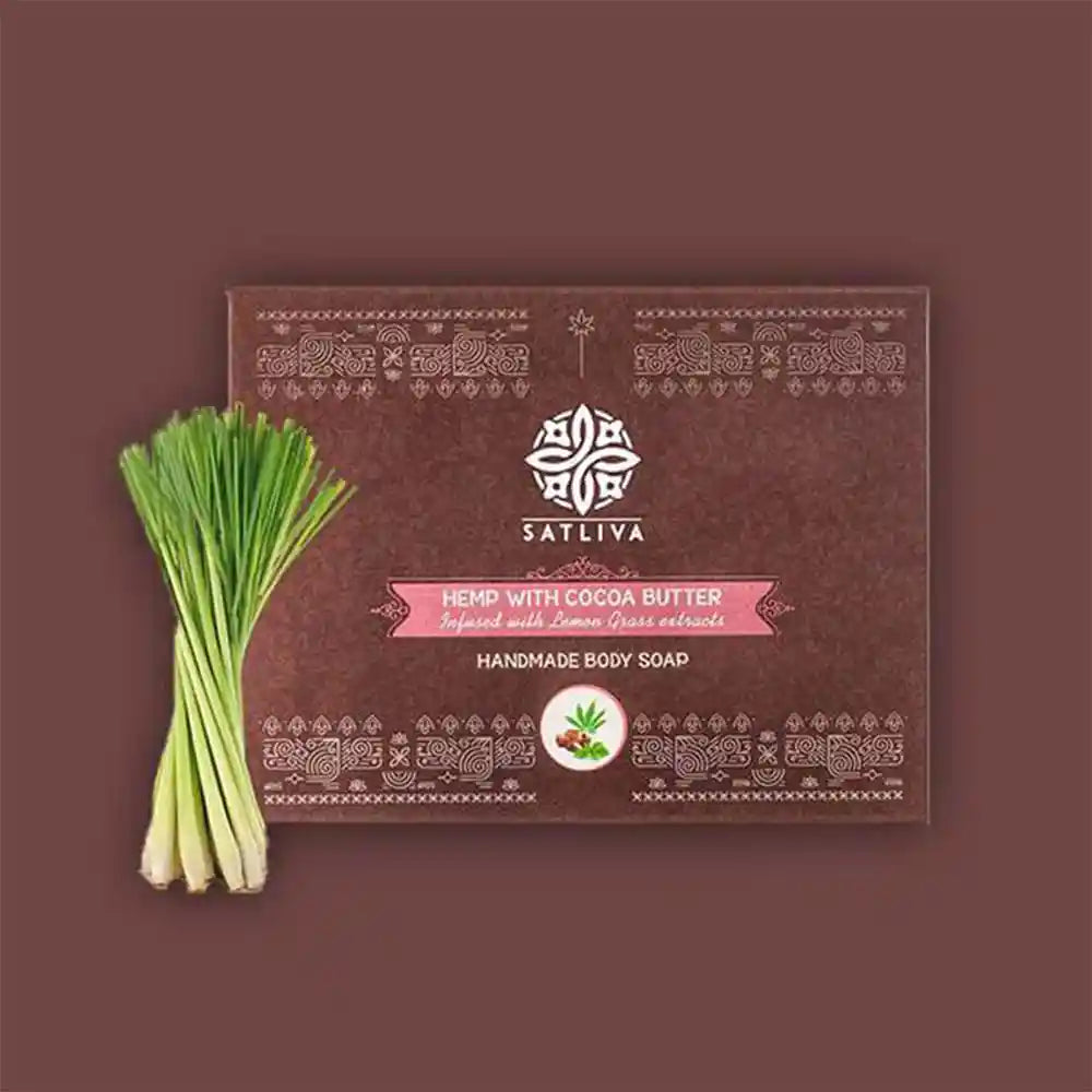 Hemp with Cocoa Butter Body Soap Bar on satliva.com