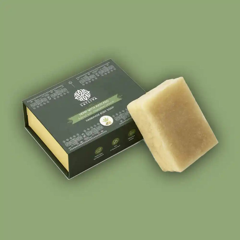 Hemp with Avocado Body Soap Bar on satliva.com