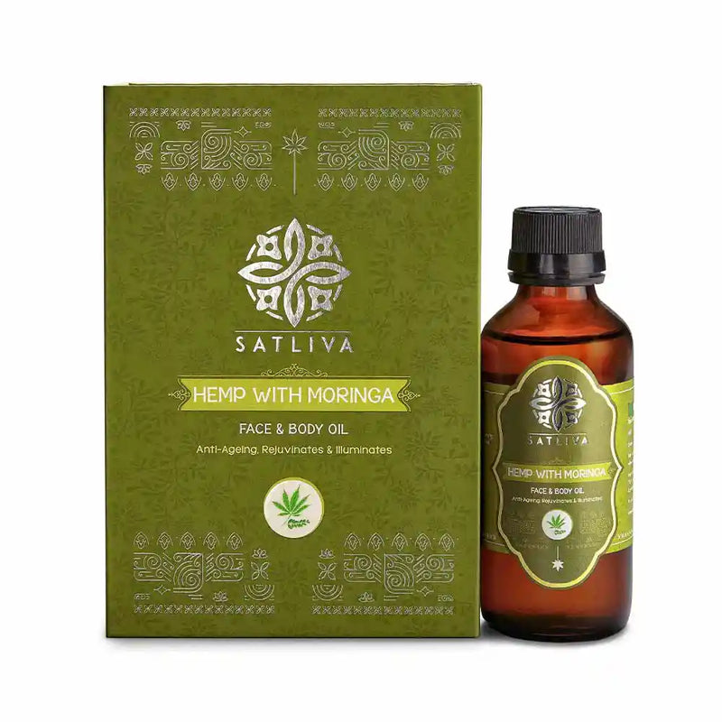 Hemp with Moringa Face & Body Oil on satliva.com