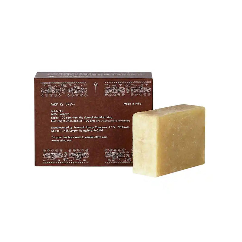 Hemp with Cocoa Butter Body Soap Bar on satliva.com