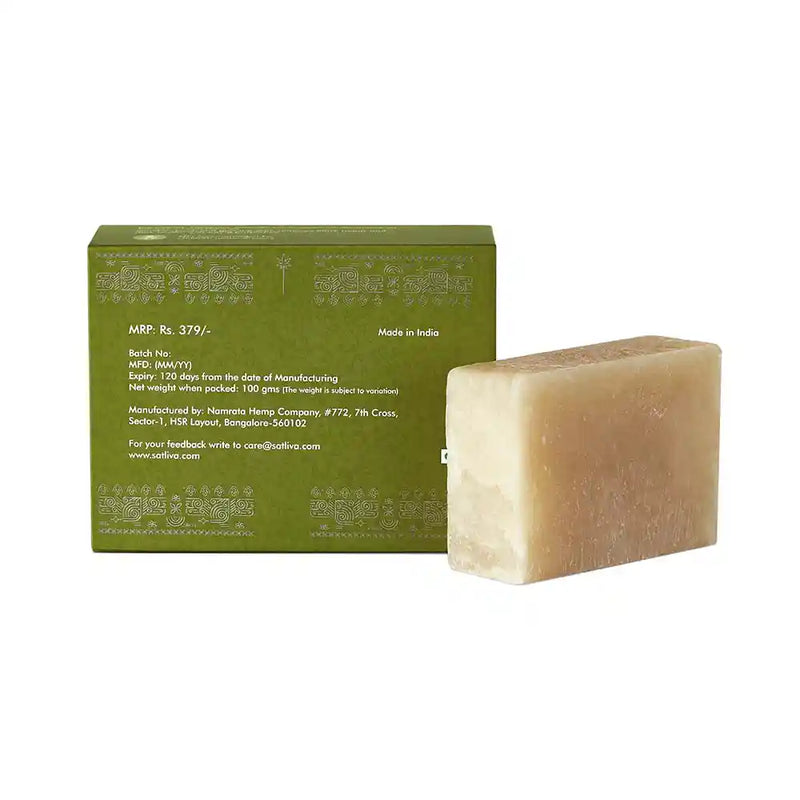 Hemp with Moringa Body Soap Bar on satliva.com