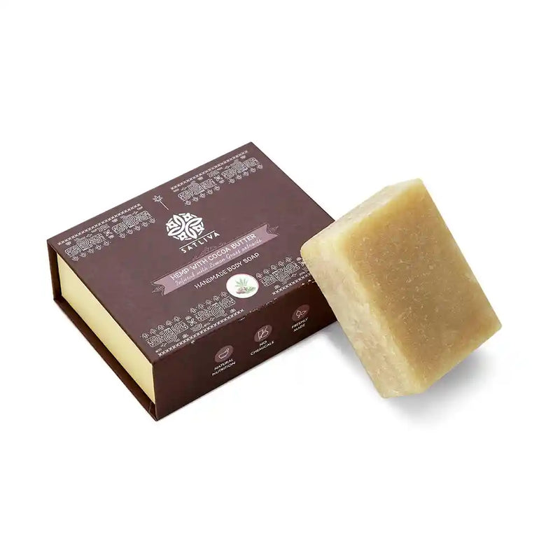 Hemp with Cocoa Butter Body Soap Bar on satliva.com