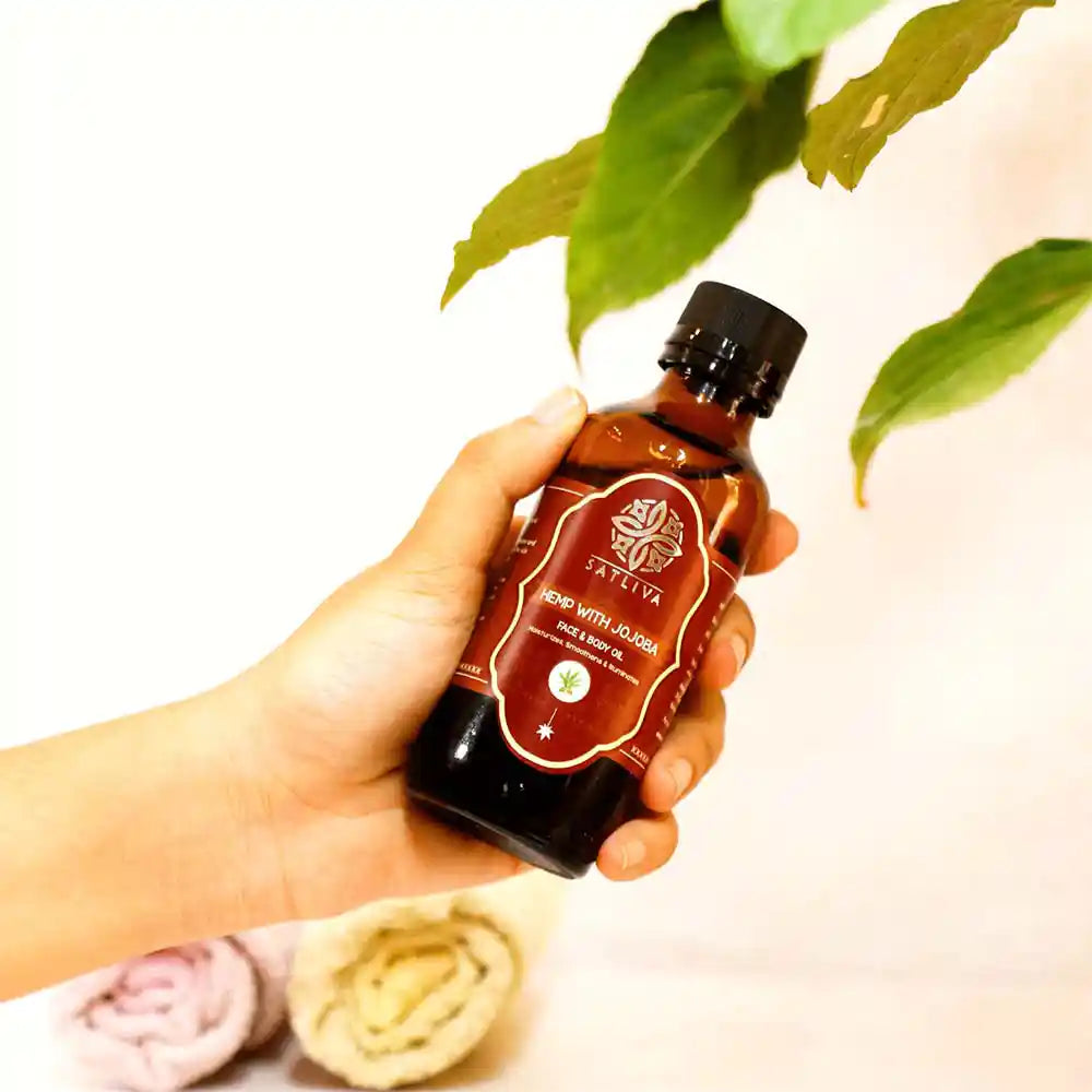 Hemp with Jojoba Face and Body Oil - 100ml
