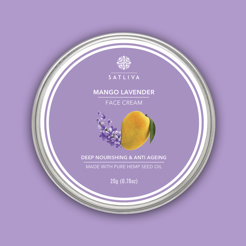 Mango Lavender  Face Cream - Controls wrinkles, dark spots & sun damage