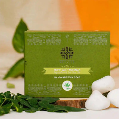 Hemp with Moringa Body Soap | Natural Skin Care for Acne & Oil Control