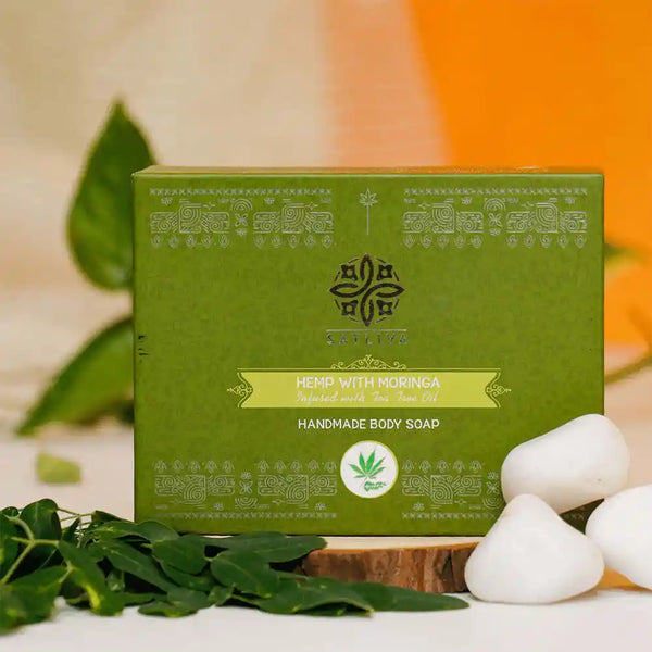 Hemp with Moringa Body Soap Bar on satliva.com