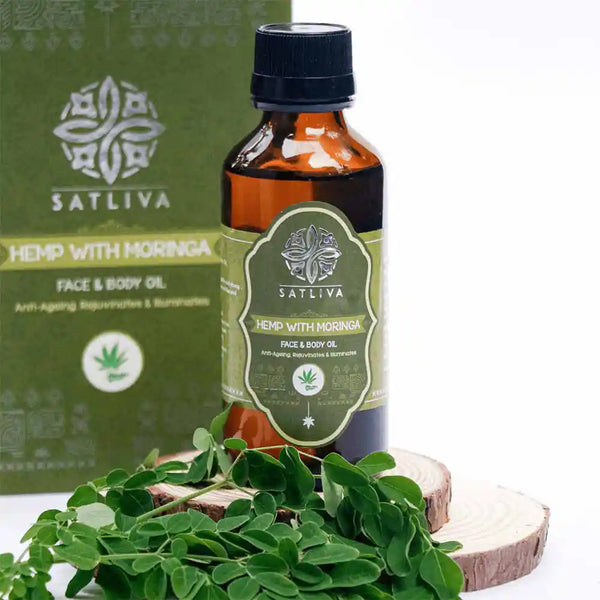 Hemp with Moringa Face & Body Oil on satliva.com