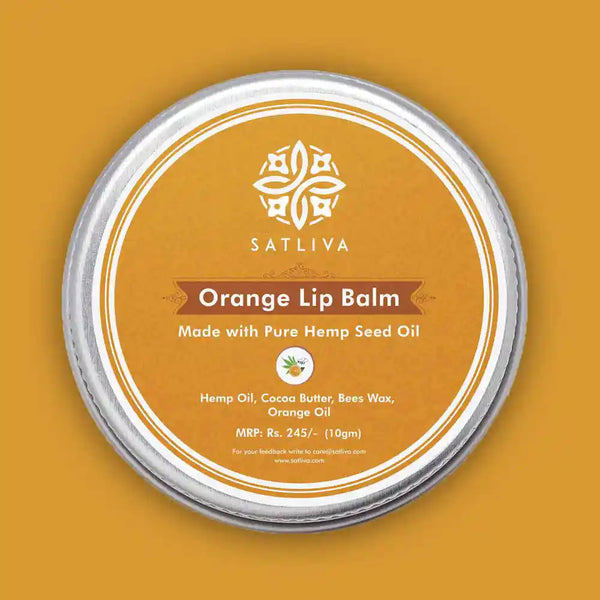 Orange Lip Balm on satliva.com