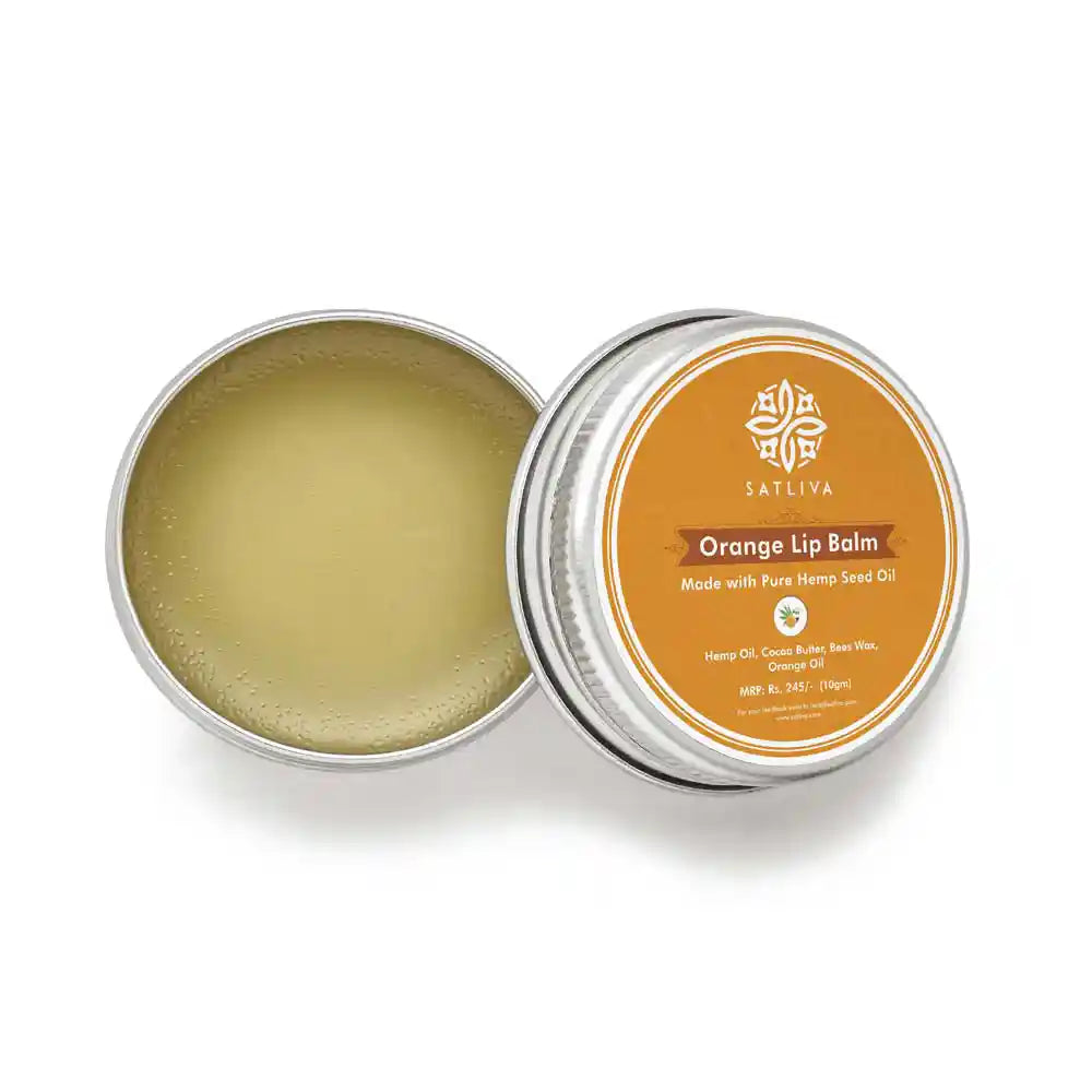 Orange Lip Balm on satliva.com