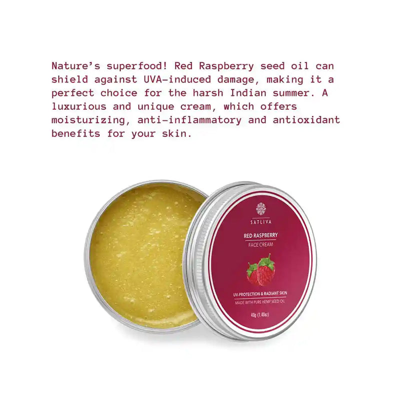 Red Raspberry Face Cream on satliva.com