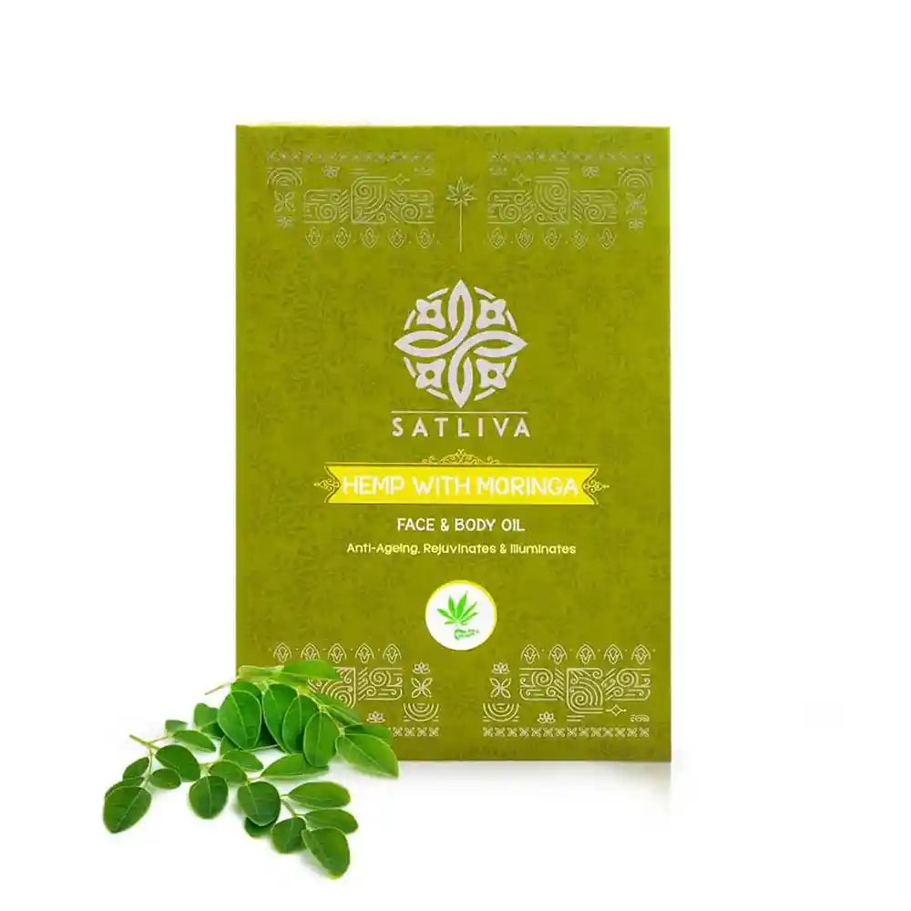 Hemp with Moringa Face & Body Oil on satliva.com