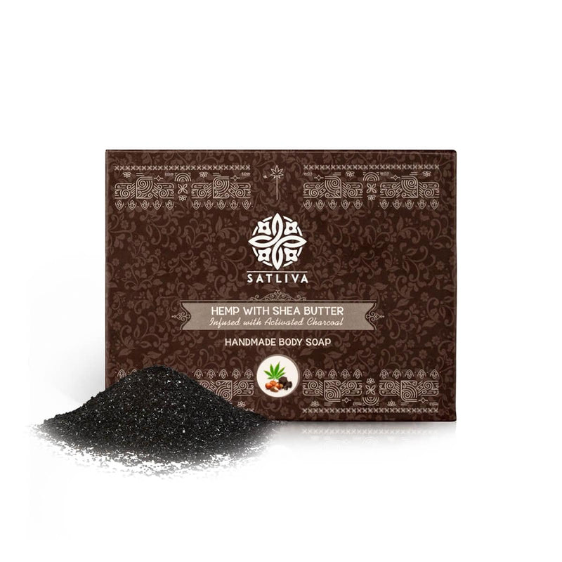 Hemp with Shea Butter & Charcoal Soap | Natural Skin Care for Acne & Blackheads